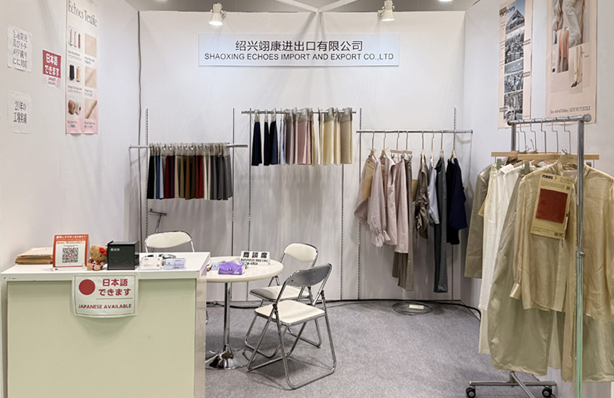Компания Shaoxing Echoes Textile Co., Ltd успешно завершила свою работу на выставке FaW TOKYO 2026